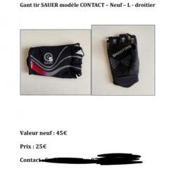 Gant tir SAUER modèle CONTACT