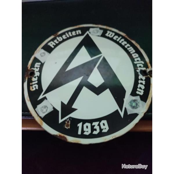 Plaque maille WW2 date 1939
