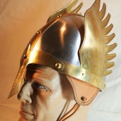 Heaume casque NORMAND, GAULOIS ou VIKING époque IX ième siècle  - ref EBR24CSQ015