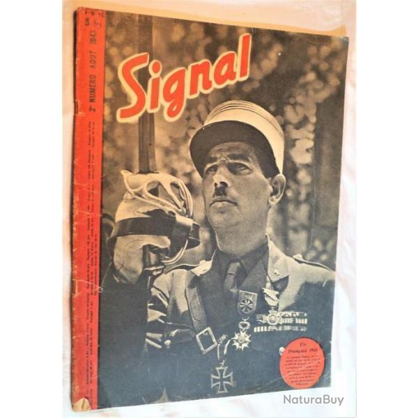 MILITARIA ALLEMAND - revue allemande SIGNAL n 2 aout 1943 - WWII