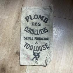 Ancien sac de plomb Toulouse