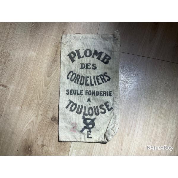 Ancien sac de plomb Toulouse