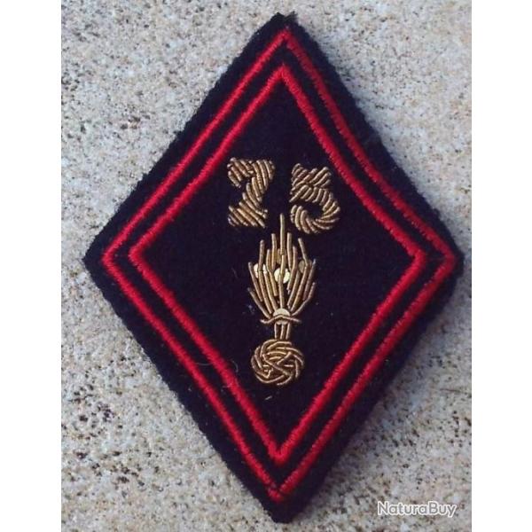 75 Rgiment d'Infanterie, losange canetille