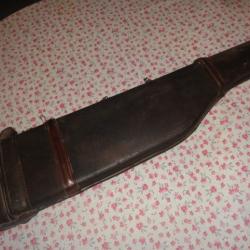 étui cuir pour fusil de chasse