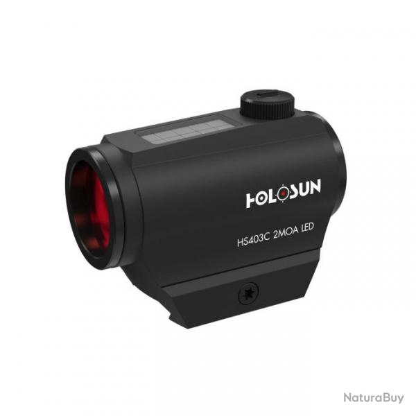 POINT ROUGE AVEC CELLULE SOLAIRE HS403C HOLOSUN - 2 MOA