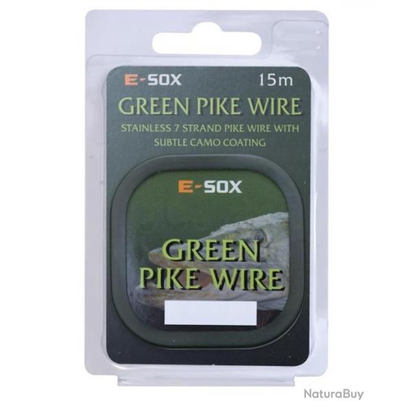 E-SOX GREEN PIKE WIRE 15M E-SOX 15m 0,36mm