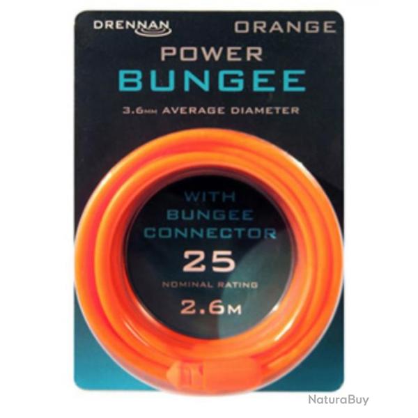 DENNAN BUNGEE ELASTIC + CONNECTOR DRENNAN 3,60mm 2,60m