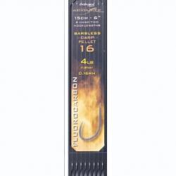 DRENNAN BAS DE LIGNES ACOLYTE CARP PELLET BARBLESS 15CM DRENNAN 0,16mm 16 6''15cm