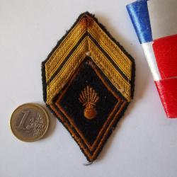 losange militaire chasseur parachutiste (grade cousu)