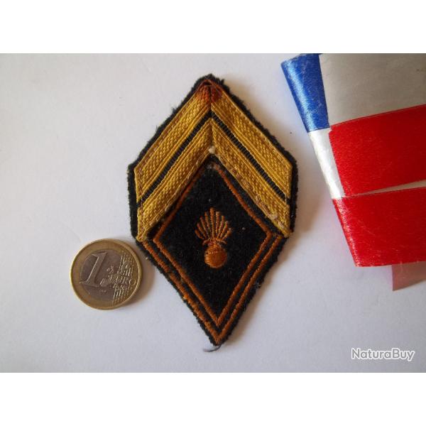 losange militaire chasseur parachutiste (grade cousu)