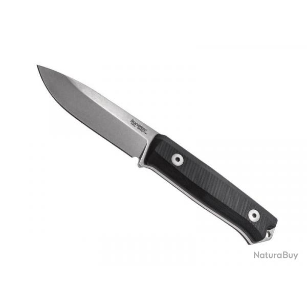 BEL1967 POIGNARD LIONSTEEL "B40" LAME 10CM ACIER SLEIPNER STONEWASHED MANCHE G10 NOIR + ETUI NEUF