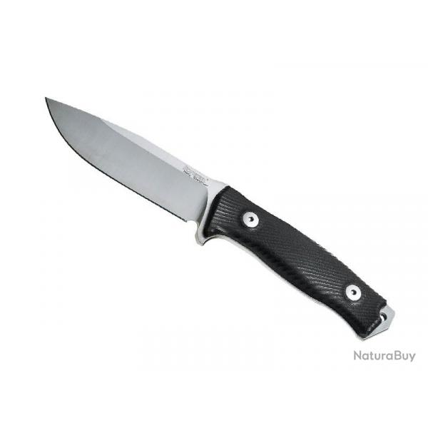 BEL1972 POIGNARD LIONSTEEL "M5" LAME 11.5CM ACIER SLEIPNER MANCHE G10 NOIR + ETUI CORDURA NEUF