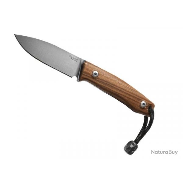 BEL1974 POIGNARD LIONSTEEL "M1" LAME 7.5CM ACIER BOHLER MANCHE BOIS DE SANTOS + CORDON + ETUI NEUF