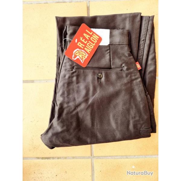 Pantalon Largeot Moleskine Real Aiglon 38