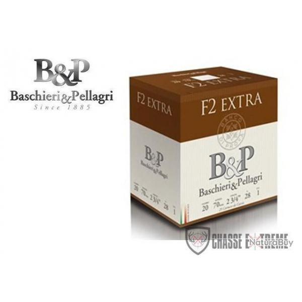 Boite de 25 Cartouches B&P F2 Extra 28G Cal 20/70 Pb 12