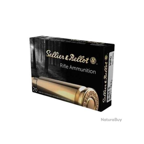 SELLIER BELLOT Balles de chasse Hpc - par boite de 20  8 x 64 S   196Gr