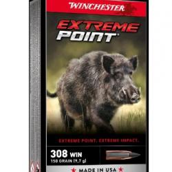 Munitions WINCHESTER extrême point cal.308win 150gr par 20