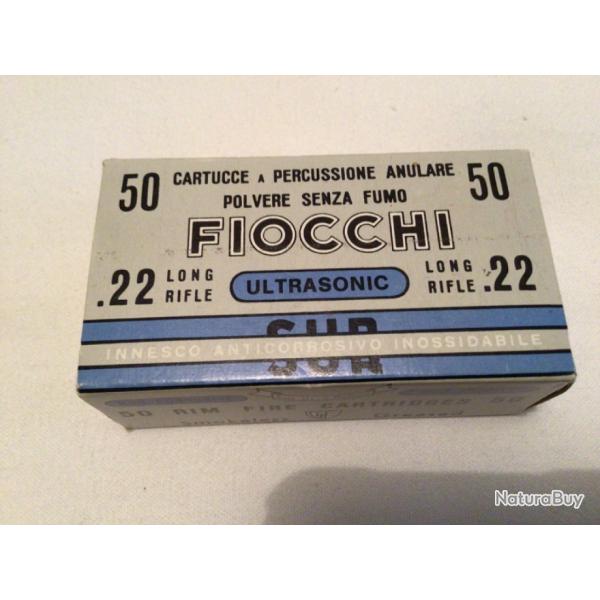 Une bote de 50 FIOCCHI 22 LR