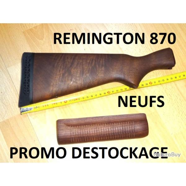 crosse NEUVE + devant fusil REMINGTON 870 (bois modle POLICE) - VENDU PAR JEPERCUTE (b12134)