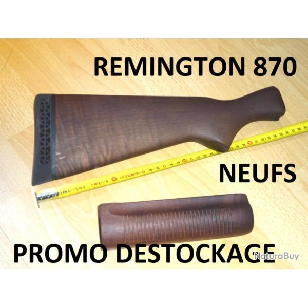 crosse NEUVE + devant fusil REMINGTON 870 (bois modle POLICE) - VENDU PAR JEPERCUTE (b12136)