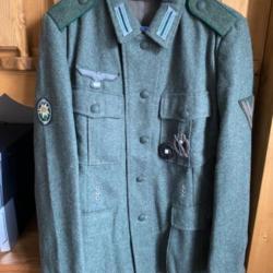 Allemand ww2 : Reproduction de Vareuse M40 Gebirgsjäger