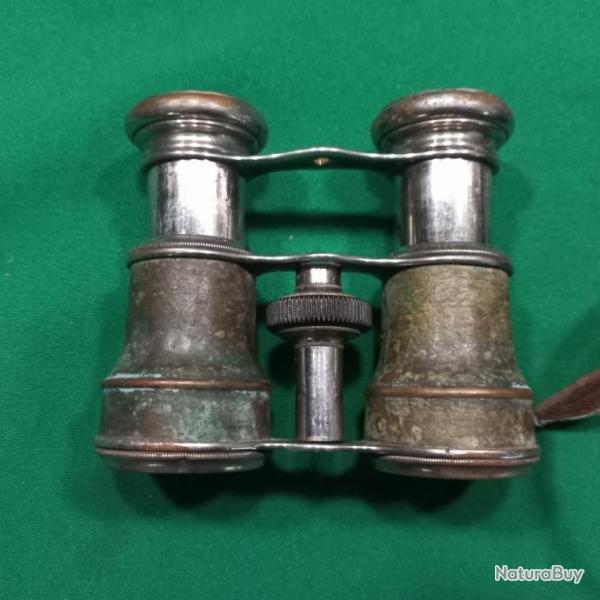ancienne jumelle de chasse annes 1900  POUR PICES OU A RESTAURER