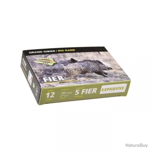 DM24 ! Cartouche Fier  balles Expansive 27.5g - Cal. 12/70