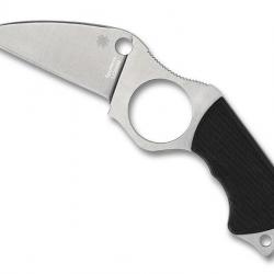 BEL1993 COUTEAU DE COU SPYDERCO "SWICK 5" LAME WHARNCLIFFE 7CM ACIER LANCHE G10 NEUF