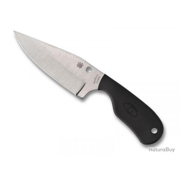 BEL1995 COUTEAU DE COU SPYDERCO "SUBWAY BOWIE" LAME 7CM ACIER PROFIL SABRE MANCHE NYLON NEUF