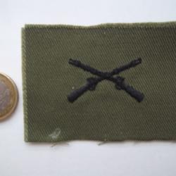 écusson collection militaire US infanterie insigne tissu (7 X 5)