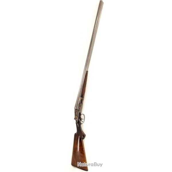 FUSIL DE CHASSE AMERICAIN LEFEVER ARMS 1879-1902 HAMMERLESS SHOTGUN DAMASCUS BREVET 1887 CALIBRE 12/