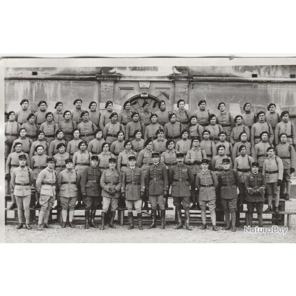 CPA - Carte Photo d'un groupe de soldats N 585