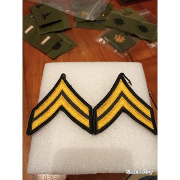 Paire de grade armee us CAPORAL ORIGINAL