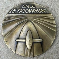 Médaille Bronze Sous Marin "Le Triomphant "