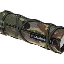 Suppressor Cover 14cm Invader gear - flecktarn