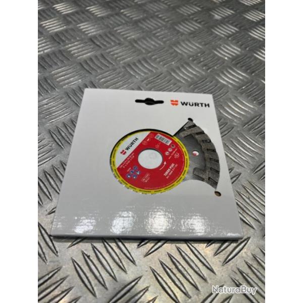 disque 125mm diamant Turbo+ pour disqueuse wurth 0668217125 neuf