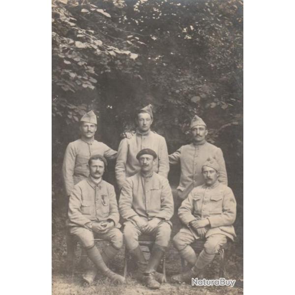 CPA - Carte Photo d'un groupe de soldats  N 750