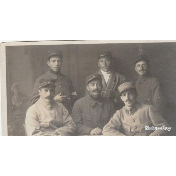 CPA - Carte Photo d'un groupe de soldats  N 712