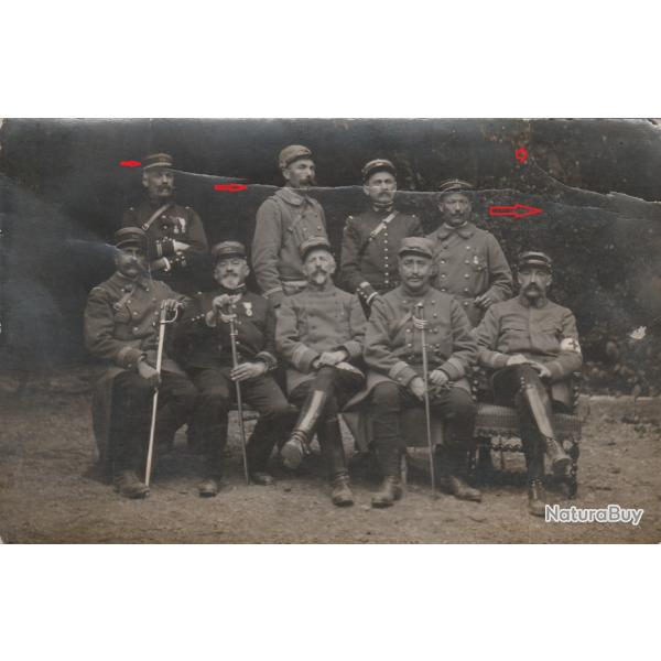 CPA - Carte Photo d'un groupe de soldats N 023