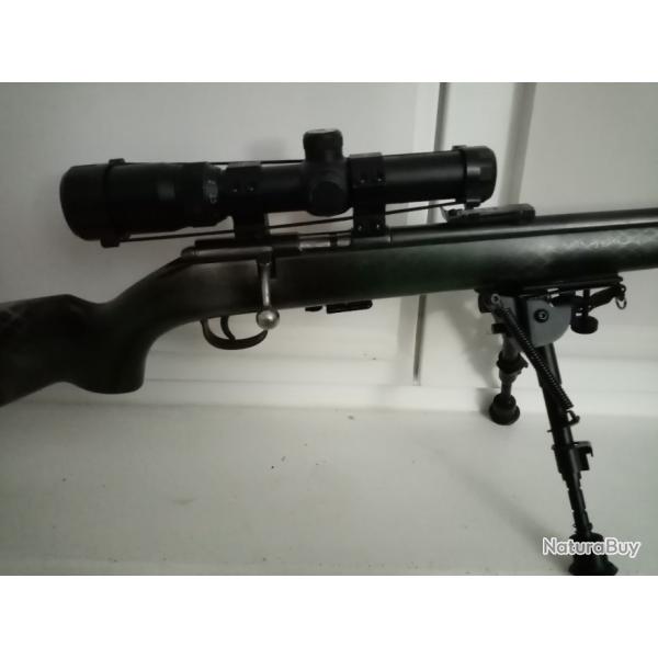 Vends carabine Anschutz 1400 cal 22lr, quipe