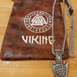 Collier pendentif Viking GUNGNIR Brillant.