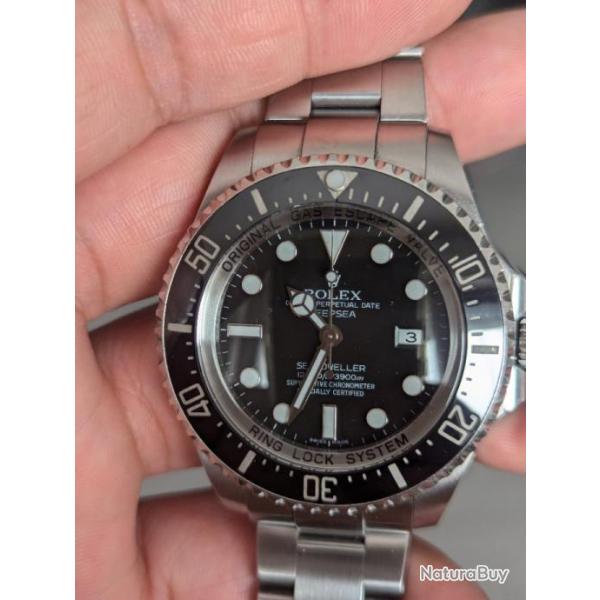 Montre Rolex oyster Deepsea 3900m (submariner xl) fond titane