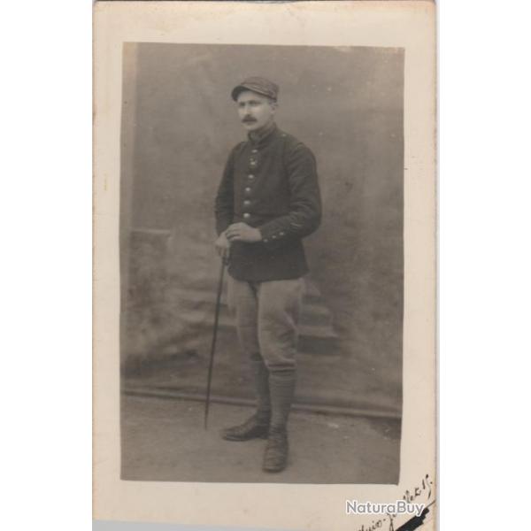 CPA-Carte Photo d'un soldat N696