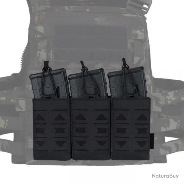 Sac MOLLE Triple Rsistant  L'abrasion de 5,56 Mm-*BLACK--LIVRAISON GRATUITE !