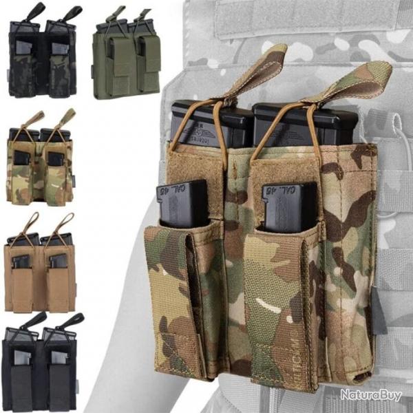 Pochette Porte Magazine MOLLE 556 Et 9 mm -*Multicam--LIVRAISON GRATUITE !