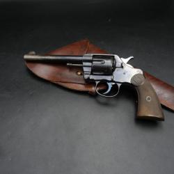 Colt 1895 Calibre 38 avec canon miroir et son holster