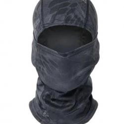 Cagoule de camouflage Python Noir