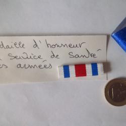 rappel décoration médaille honneur service santé des armées