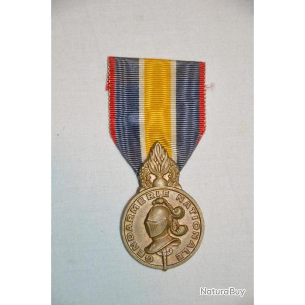 MEDAILLE DE LA GENDARMERIE NATIONALE-CREATION 1949-COURAGE ET DISCIPLINE