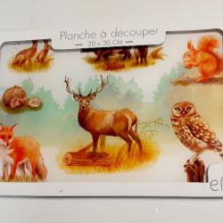 PLANCHE A DECOUPER Multi usage ANIMAUX 20 X 30 CM  Idées cadeaux CHASSE